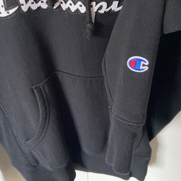 Champion black hoodie XS - Picture 4 of 5